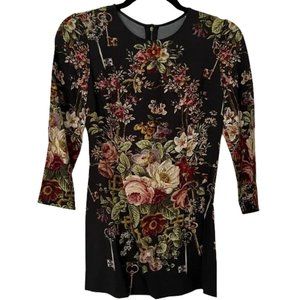 New Dolce & Gabbana women’s floral top shirt